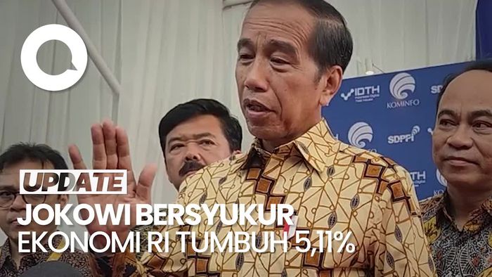 Ekonomi RI Tumbuh 5,11%, Jokowi: Didukung Investasi yang Masuk ke RI