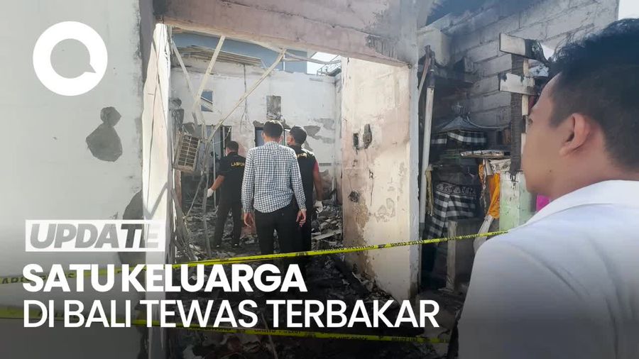 Terjebak di Kamar Mandi Saat Kebakaran, Sekeluarga Tewas Berpelukan
