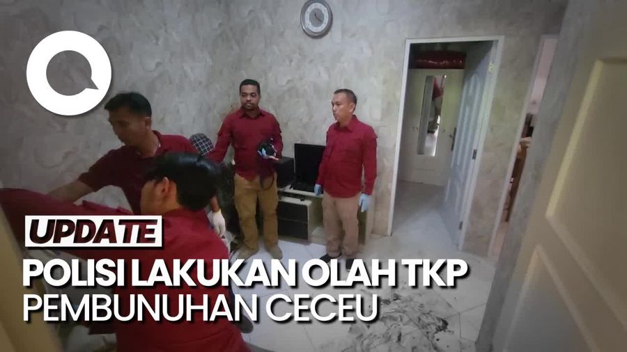 Melihat Proses Olah TKP Pembunuhan Ceceu di Sukabumi