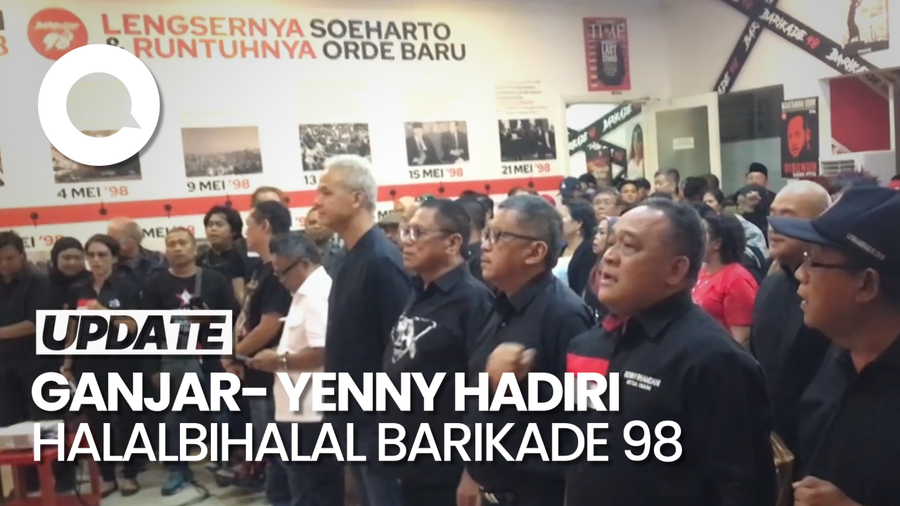 Ganjar, OSO hingga Yenny Wahid Hadiri Halalbihalal Barikade 98