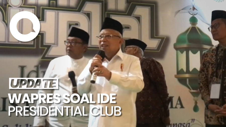 Maruf soal Ide Presidential Club: Bagus, Tapi...