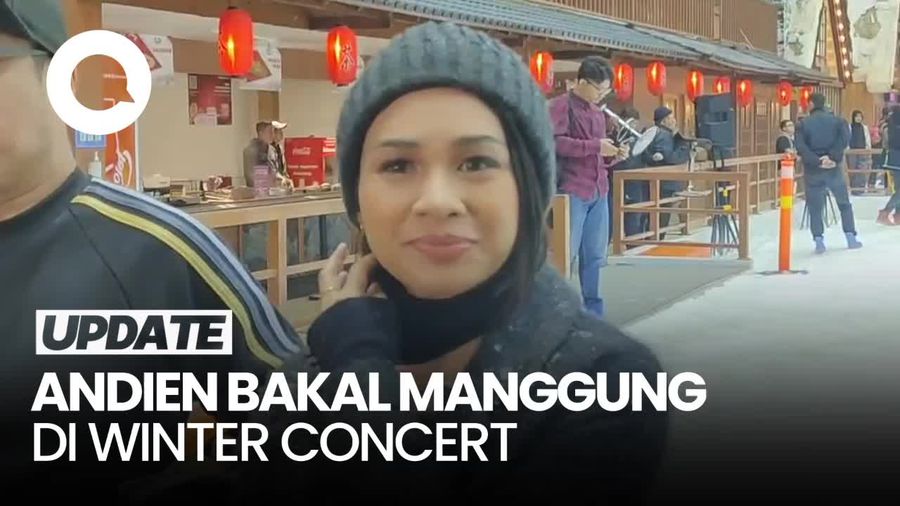 Tantangan Andien Nyanyi di Konser Musik Bersalju