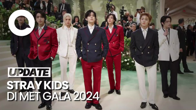 Visual Stray Kids yang Jadi Grup K-Pop Pertama Hadiri Met Gala