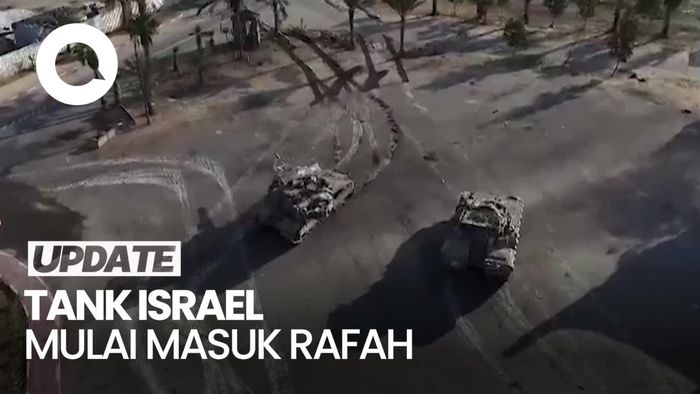 Momen Tank-tank Israel Mulai Memasuki Rafah