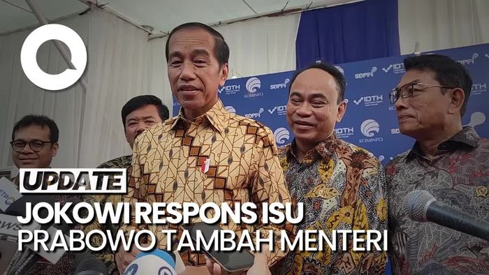 Jokowi soal Isu Prabowo Tambah Menteri: Tanyakan Kepada Presiden Terpilih