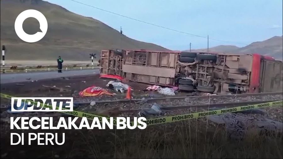 Bus Tergelincir-Terbalik di Peru, 11 Orang Tewas