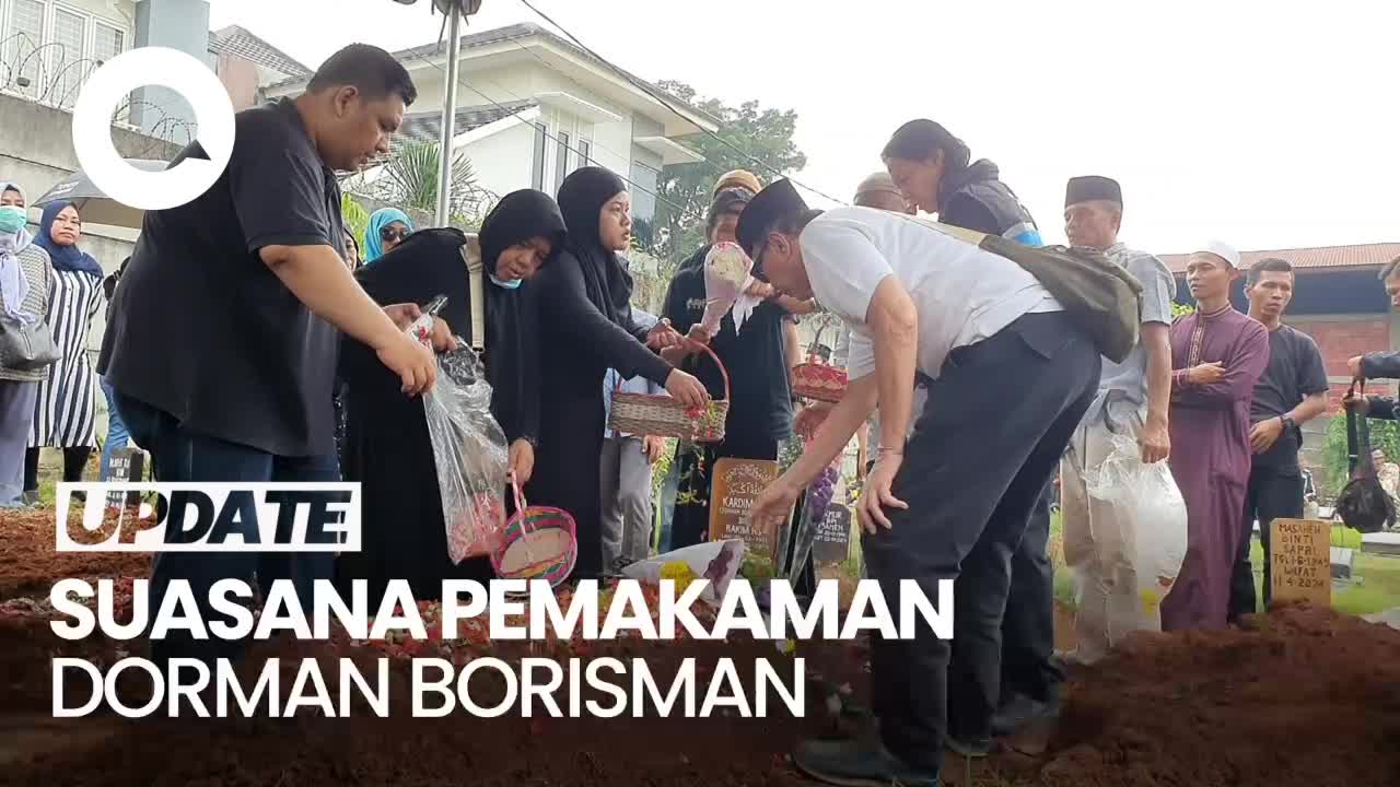 Suasana Haru Selimuti Pemakaman Dorman Borisman