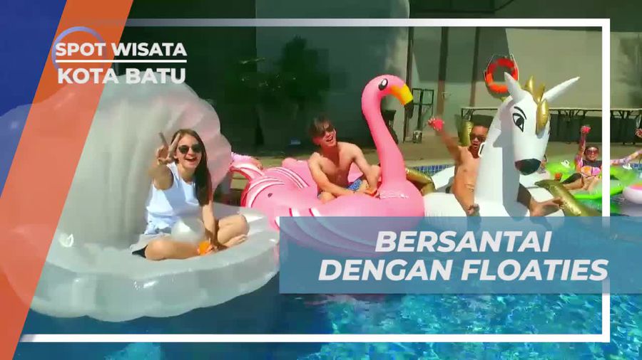 Bersantai Dengan Floaties Menikmati Udara Sejuk Kota Batu