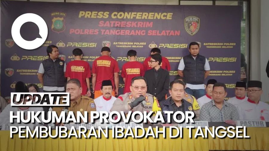 Ketua RT Tersangka Pembubaran Ibadah Rosario, Terancam 5,5 Tahun Bui