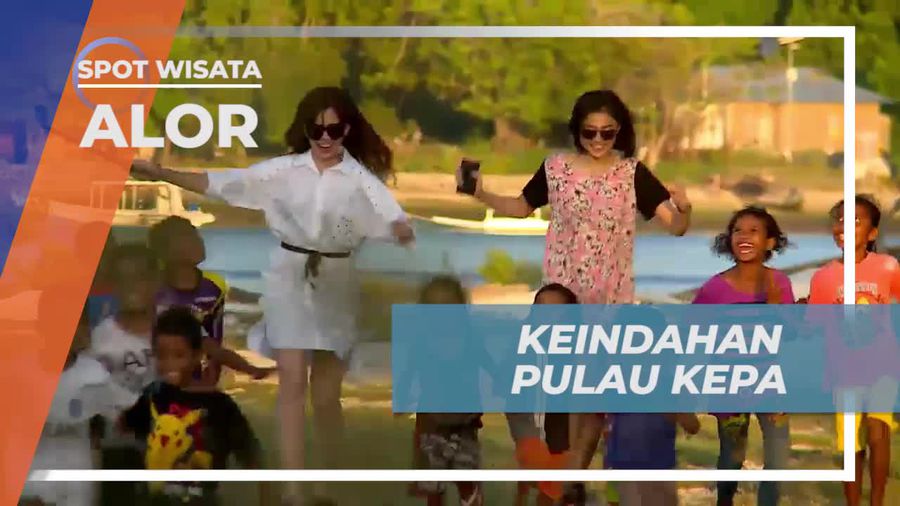 Menikmati Keindahan Pulau Kepa Dengan Bermain Bersama Anak-anak, Alor