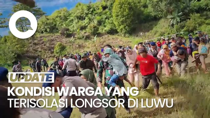 Warga Terisolasi Berhari-hari Akibat Longsor di Luwu, Banyak Alami Trauma