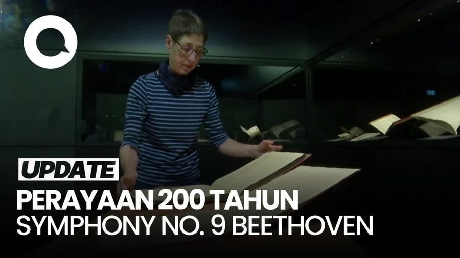 Perpustakaan Negara Berlin Pamerkan Partitur Asli Symphony No. 9 Beethoven 