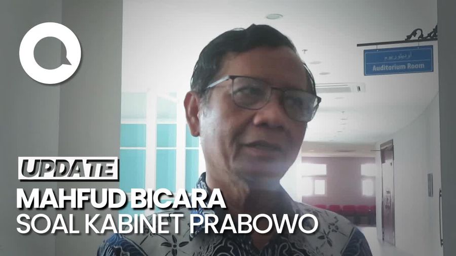 Mahfud Bahas Kabinet Prabowo, Khawatir Hanya Untuk Jatah Politik