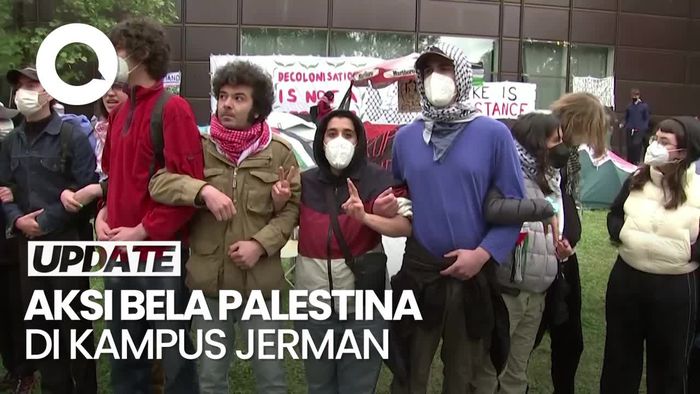 Demo Pro-Palestina di Jerman, Sejumlah Mahasiswa Ditangkap