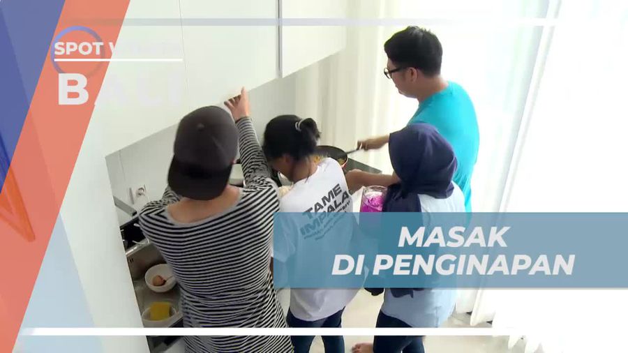 Seru-seruan Memasak di Penginapan Bali