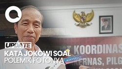 Jokowi Tanggapi soal Foto Dirinya Tak Ada di Ruang Rakor PDIP Sumut