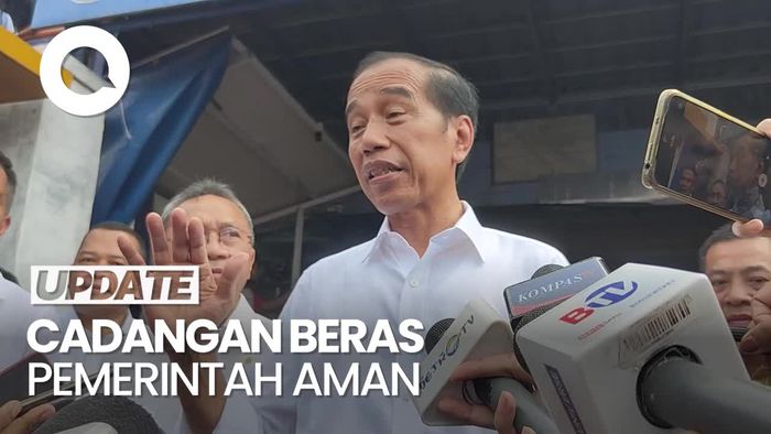 Presiden Jokowi Pastikan Stok Beras Aman saat Kemarau