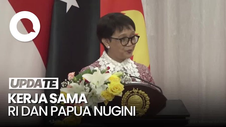 Isi Pertemuan Menlu Retno dan Menlu Papua Nugini di Jayapura