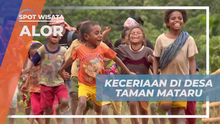 Sambutan Meriah Anak-anak Desa Taman Mataru Alor