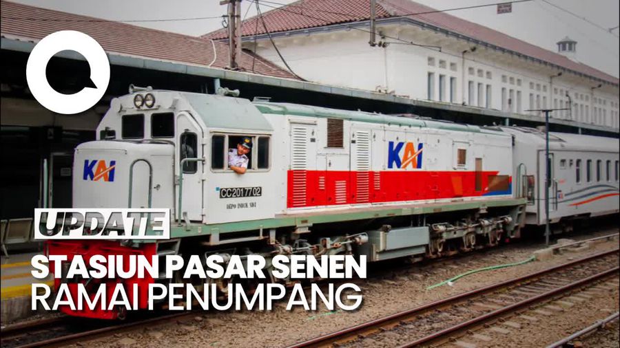 Long Weekend, Penumpang Stasiun Pasar Senen Meningkat