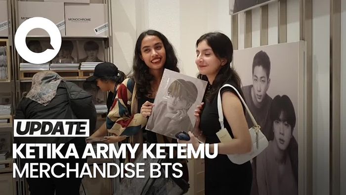 ARMY Habiskan Rp 23 Juta Beli Merchandise di BTS POP UP: MONOCHROME