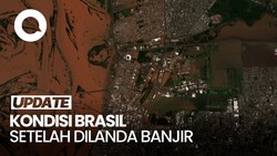 Citra Satelit Sebelum dan Sesudah Banjir di Brasil yang Tewaskan 90 Orang