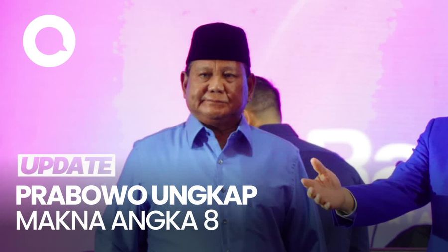 Prabowo Cerita Angka 8 yang Identik Dengan Dirinya, Sandi dari Luhut