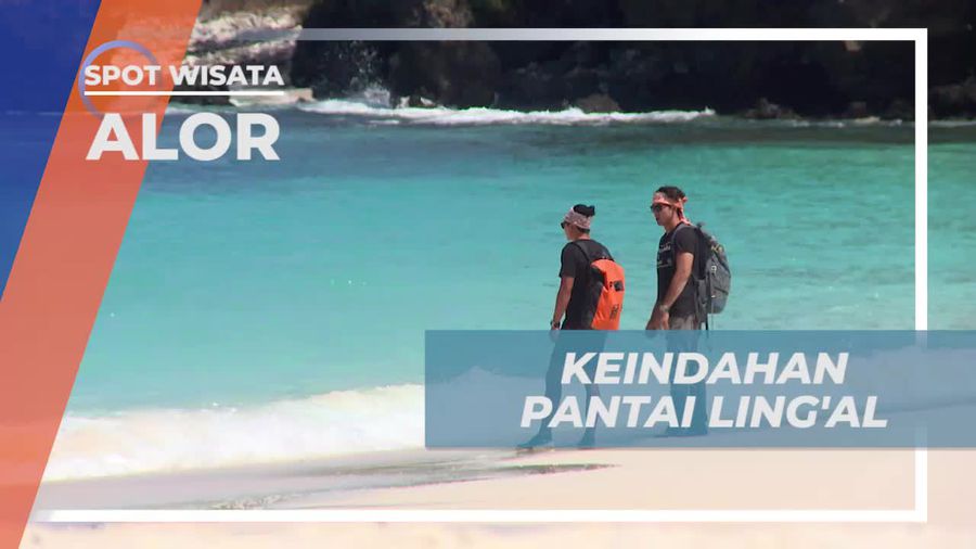 Melihat Keindahan Lukisan Panorama Alam Pantai Lingal Alor