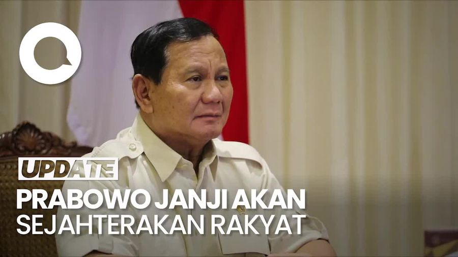 Pengakuan Prabowo Butuh 3-4 Tahun untuk Mensejahterakan Rakyat