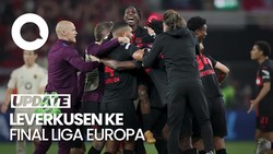 Ekspresi Murung Roma Kalah dari Leverkusen di Semifinal Liga Europa
