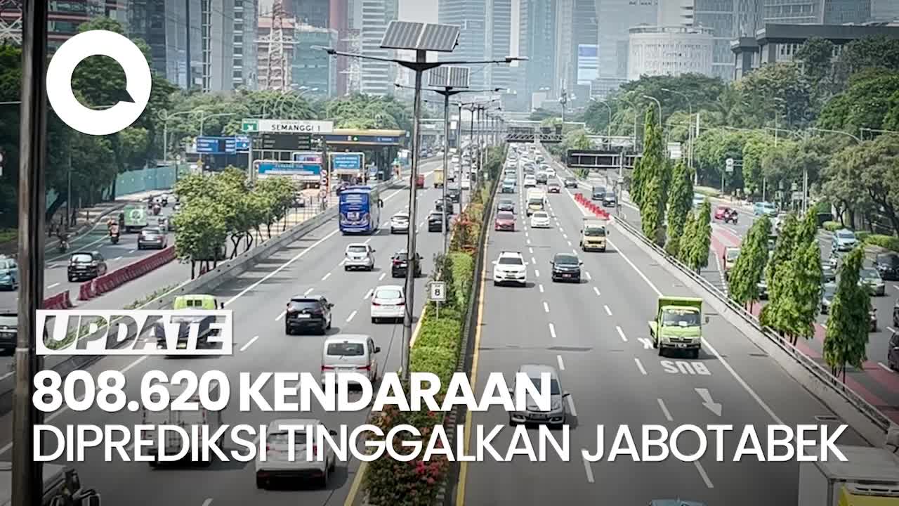 Long Weekend, Nyaris Sejuta Kendaraan Tinggalkan Jabotabek