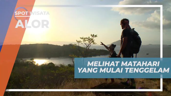 Melihat Panorama Keindahan Sunset di Bukit Perlama Alor