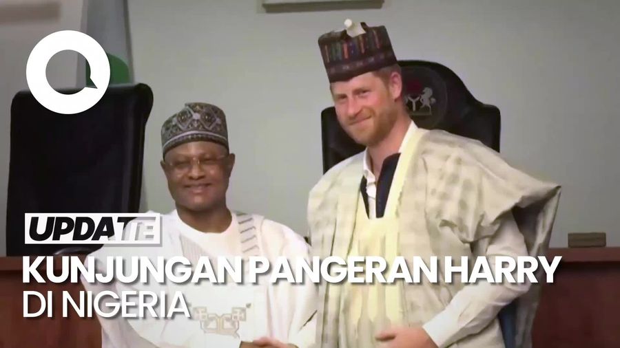 Reaksi Pangeran Harry saat Diberikan Foto Putri Diana Ketika ke Nigeria
