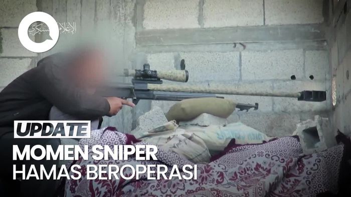 Aksi Sniper Hamas Tembak Jatuh Tentara Israel di Gaza