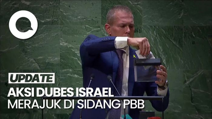 Dubes Israel Merajuk di Sidang PBB, Sobek-sobek Kertas Piagam
