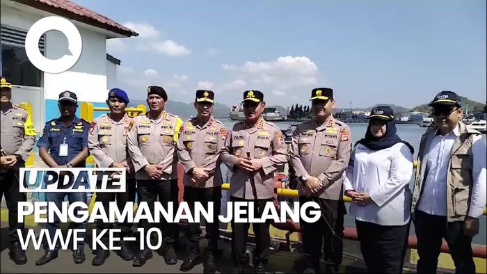 Jelang WWF di Bali, Kabaharkam Cek Alur Keamanan Pelabuhan di Lombok