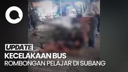 Bus Terguling di Subang Rombongan Pelajar Asal Depok, 9 Orang Tewas