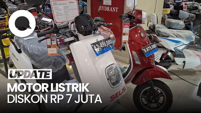 Diskon Gede! Motor Listrik 30 Jutaan Jadi Rp 23 Juta di Transmart