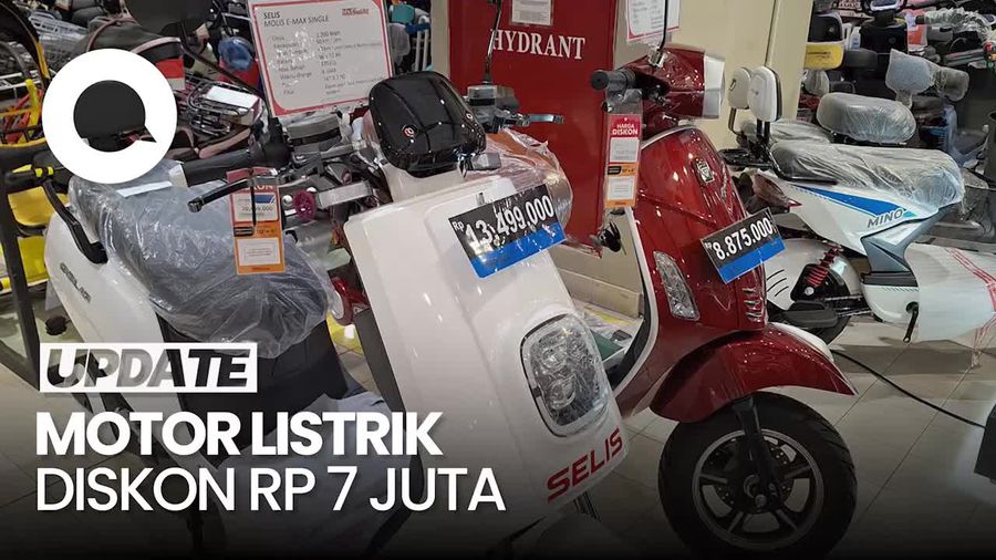 Diskon Gede! Motor Listrik 30 Jutaan Jadi Rp 23 Juta di Transmart