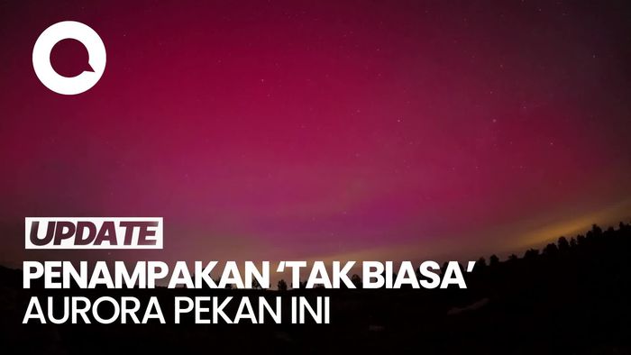 Ada Badai Kuat di Balik Visual Spektakuler Aurora Pekan Ini
