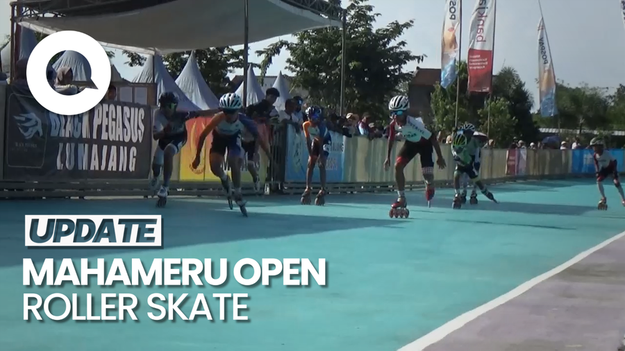 Intip Keseruan Kejurnas Sepatu Roda Mahameru Open Roller Skate di Lumajang