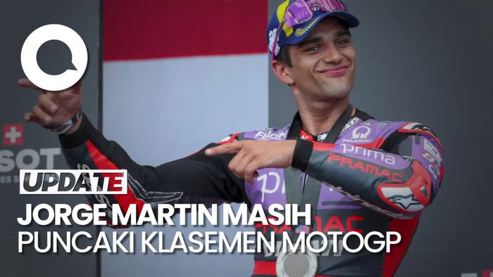 Klasemen MotoGP 2024: Martin Teratas, Bagnaia Kedua