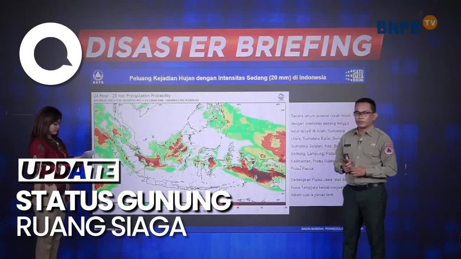 BNPB Ungkap Status Gunung Ruang Turun Jadi Level 3 atau Siaga