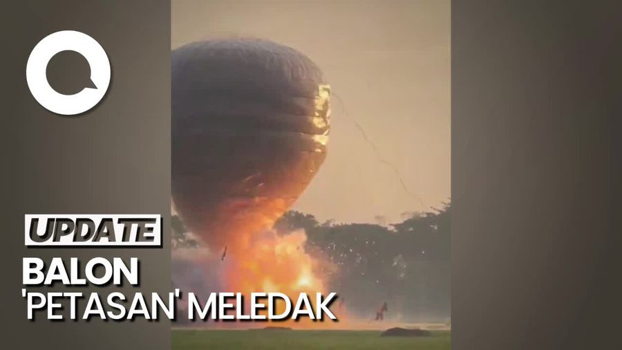 Balon Udara Berekor Petasan Meledak di Ponorogo, 4 Remaja Terluka