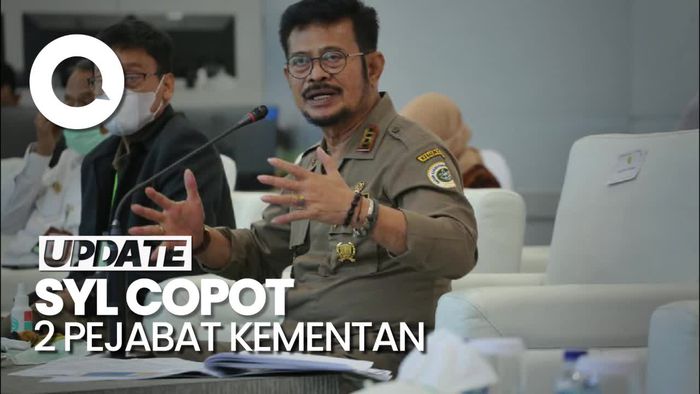 Permintaannya Ditolak, SYL Pernah Copot 2 Pejabat Kementan