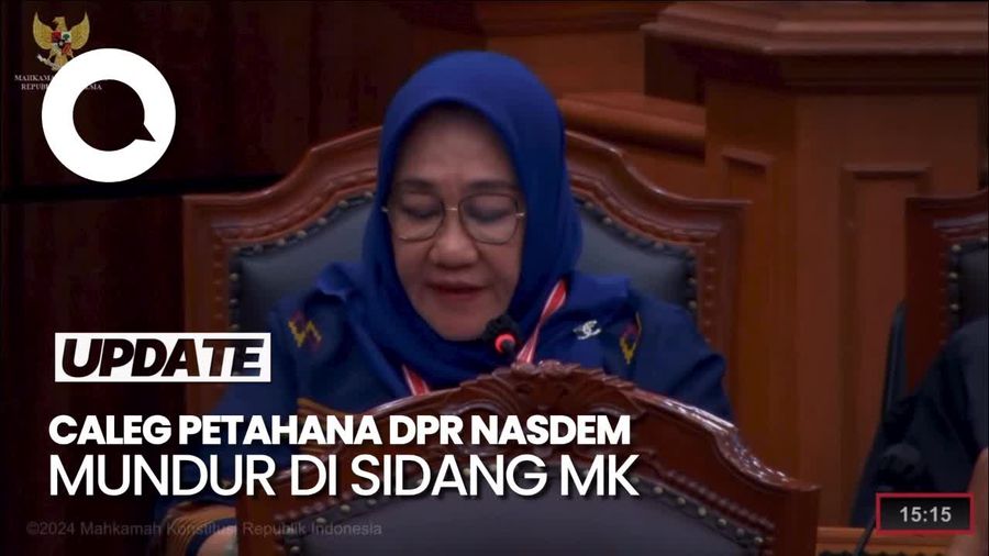 Caleg DPR NasDem Nyatakan Mundur Buntut Hasil Pileg Digugat Rekan Separtai