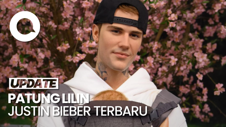 Kala Justin Bieber Gendong Bayi di Madame Tussauds