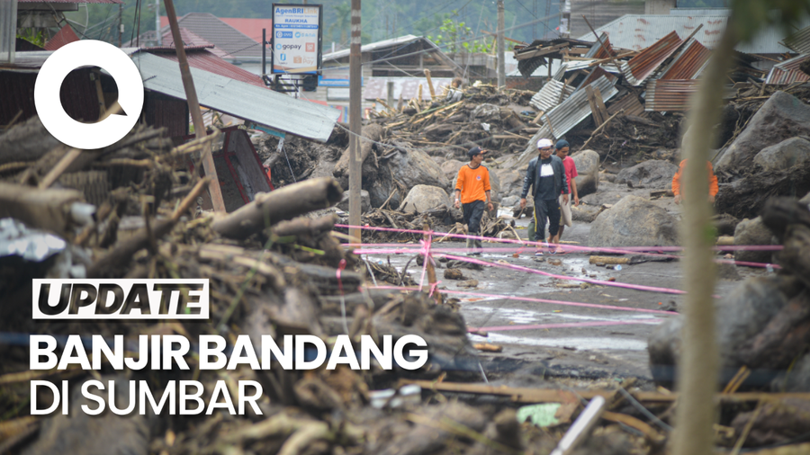 Update Banjir Bandang di Sumbar: Korban Meninggal 44 Jiwa
