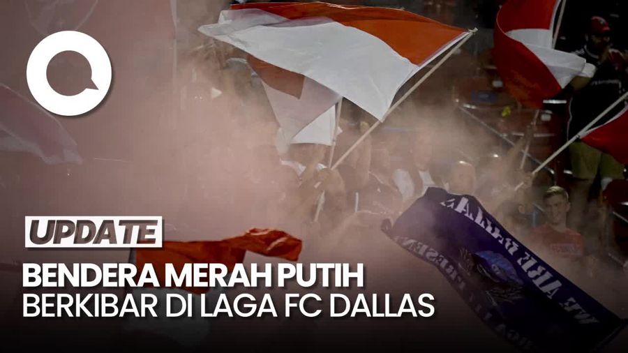 Bendera Merah Putih Berkibar di Pertandingan FC Dallas, Ini Faktanya
