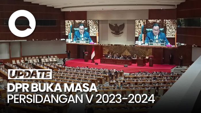 DPR Buka Masa Persidangan V 2023-2024, Puan-Cak Imin Absen